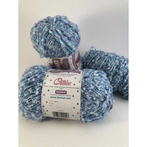 Bernat Baby Boucle Yarn Light Blue - Picture 3 of 3
